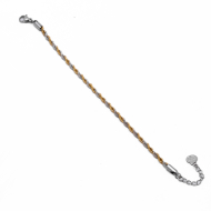 PULSERA ZO12341B BICOLOR Acero Inoxidable 2B27
