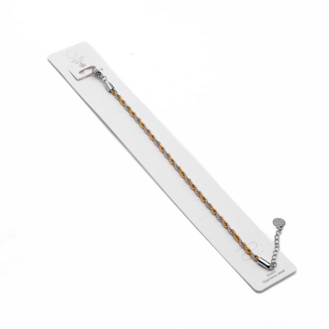 PULSERA ZO12341B BICOLOR Acero Inoxidable 2B27