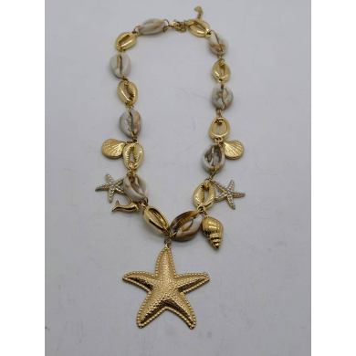 Collar Y01048 Dorado Acero Inoxidable