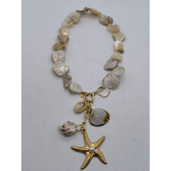 Collar Y01050 Dorado Acero Inoxidable