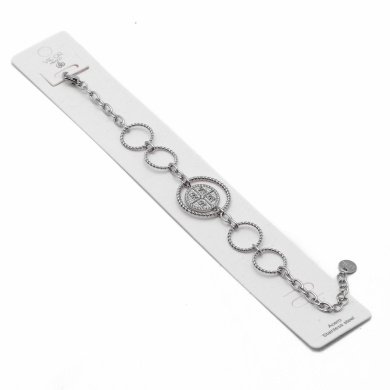 PULSERA ZO13864B PLATEADO Acero Inoxidable
