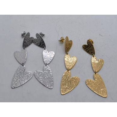 Aretes Y01051 Plateado Acero Inoxidable