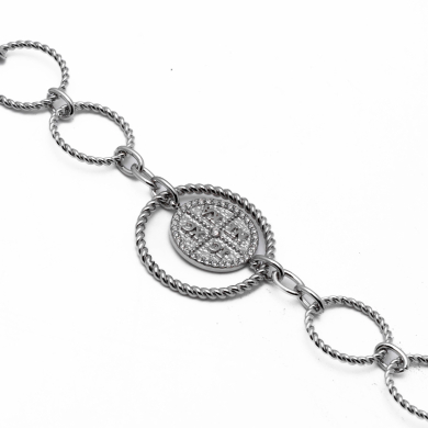 PULSERA ZO13864B PLATEADO Acero Inoxidable