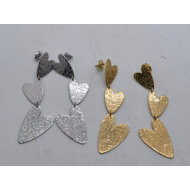Aretes Y01051 Dorado Acero Inoxidable