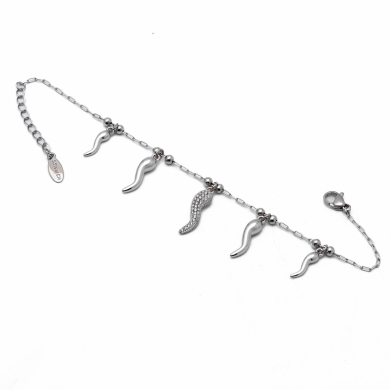 PULSERA ZO13334B PLATEADO Acero Inoxidable