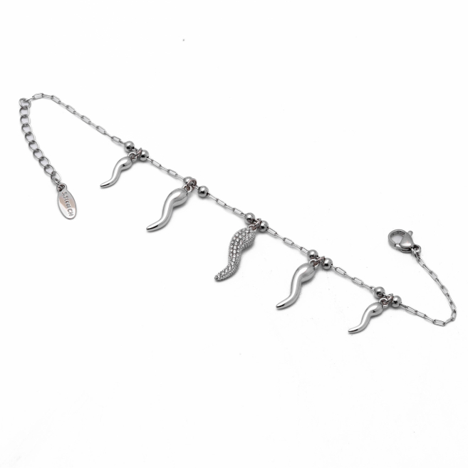 PULSERA ZO13334B PLATEADO Acero Inoxidable 2B43