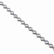 PULSERA ZO10589B PLATEADO Acero Inoxidable 2C33