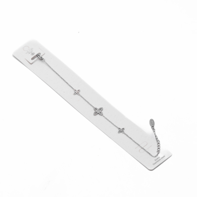 PULSERA ZO13418B PLATEADO Acero Inoxidable