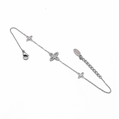 PULSERA ZO13418B PLATEADO Acero Inoxidable