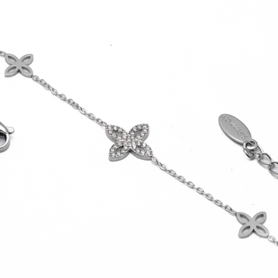 PULSERA ZO13418B PLATEADO Acero Inoxidable