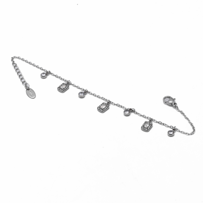 PULSERA ZO14900B PLATEADO Acero Inoxidable 2B16