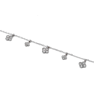 PULSERA ZO14961B PLATEADO Acero Inoxidable 2B410
