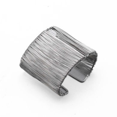 BRAZALETE ZO15357B PLATEADO Acero Inoxidable