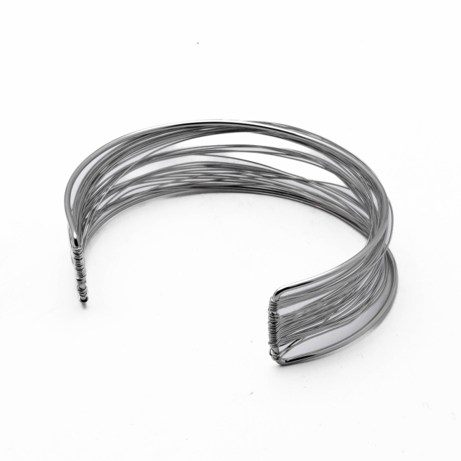 BRAZALETE ZO15329B BRAZO PLATEADO Acero Inoxidable 2C56