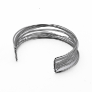 BRAZALETE ZO15329B BRAZO PLATEADO Acero Inoxidable 2C56