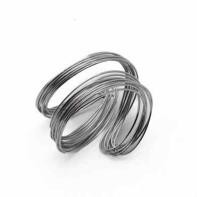 BRAZALETE ZO15551B PLATEADO Acero Inoxidable