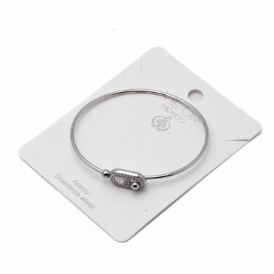 BRAZALETE ZO15227B PLATEADO Acero Inoxidable 2C11