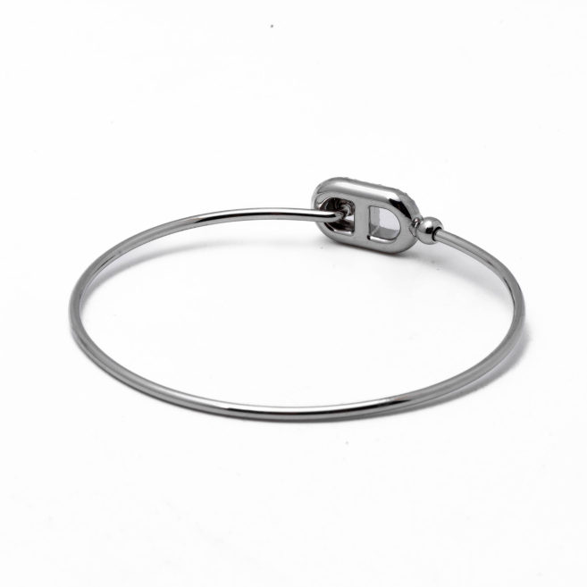 BRAZALETE ZO15227B PLATEADO Acero Inoxidable 2C11