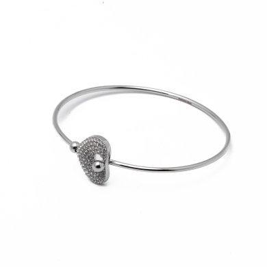 BRAZALETE ZO15228B PLATEADO Acero Inoxidable