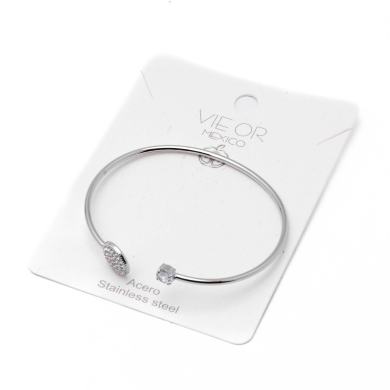 BRAZALETE ZO14427B250 PLATEADO Acero Inoxidable