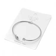 BRAZALETE ZO14427B250 PLATEADO Acero Inoxidable 2C21