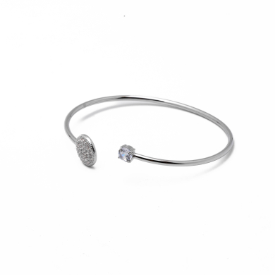BRAZALETE ZO14427B250 PLATEADO Acero Inoxidable