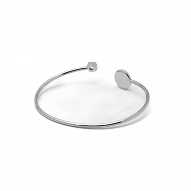BRAZALETE ZO14427B250 PLATEADO Acero Inoxidable