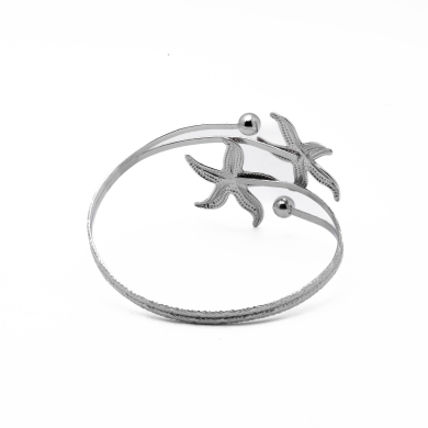 BRAZALETE ZO13968B BRAZO PLATEADO Acero Inoxidable