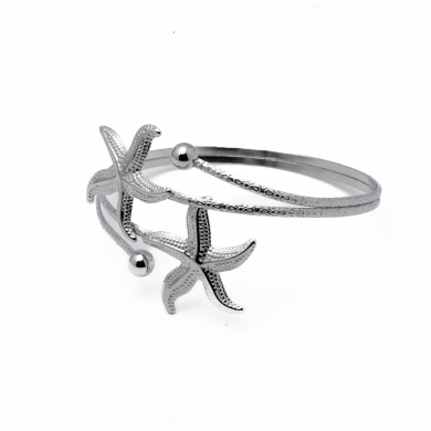 BRAZALETE ZO13968B BRAZO PLATEADO Acero Inoxidable