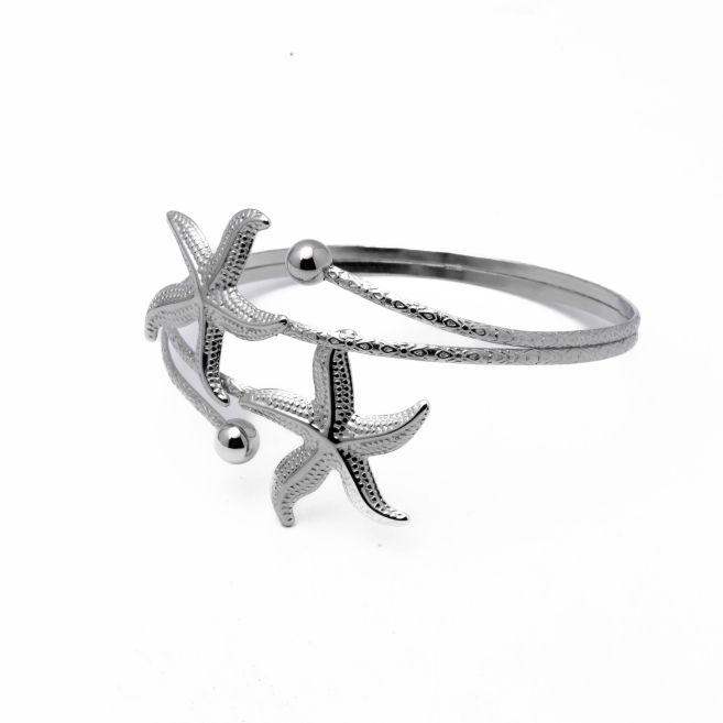 BRAZALETE ZO13968B BRAZO PLATEADO Acero Inoxidable 2C46