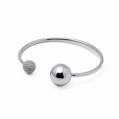 BRAZALETE ZO13604B PLATEADO Acero Inoxidable