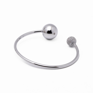 BRAZALETE ZO13604B PLATEADO Acero Inoxidable