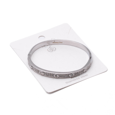 BRAZALETE ZO13611B PLATEADO Acero Inoxidable