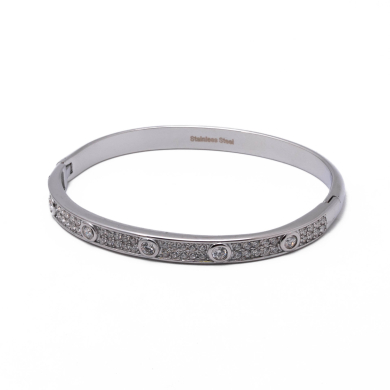 BRAZALETE ZO13611B PLATEADO Acero Inoxidable