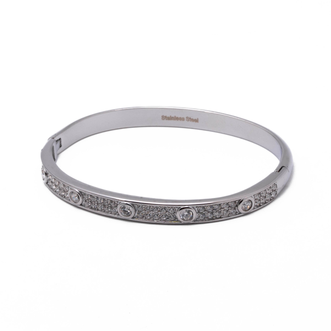 BRAZALETE ZO13611B PLATEADO Acero Inoxidable 2C48