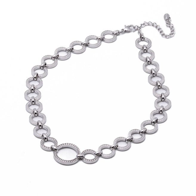COLLAR ZO13531N PLATEADO Acero Inoxidable 2D27