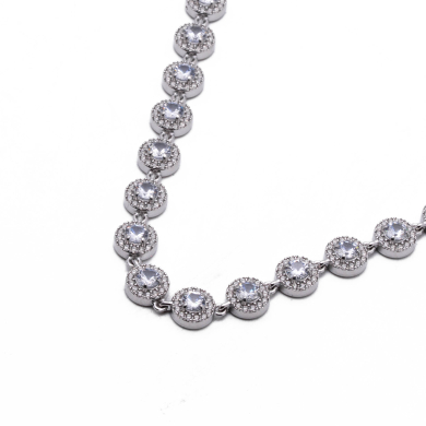COLLAR ZO13669N PLATEADO Acero Inoxidable