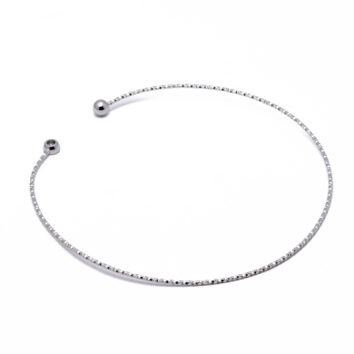 COLLAR ZO14079N PLATEADO Acero Inoxidable