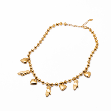COLLAR ZO13378N DORADO Acero Inoxidable