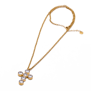 COLLAR ZO13846N DORADO Acero Inoxidable