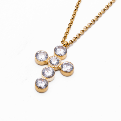 COLLAR ZO13846N DORADO Acero Inoxidable