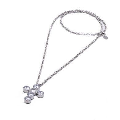COLLAR ZO13846N PLATEADO Acero Inoxidable