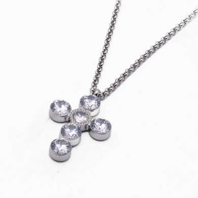 COLLAR ZO13846N PLATEADO Acero Inoxidable