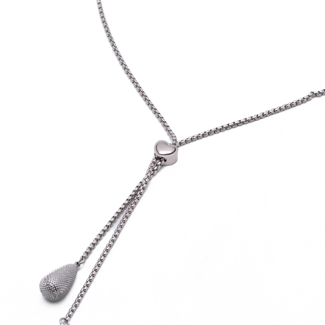 COLLAR ZO13886N PLATEADO Acero Inoxidable 2D48