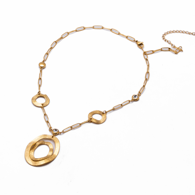 COLLAR ZO13356N DORADO Acero Inoxidable 2D59