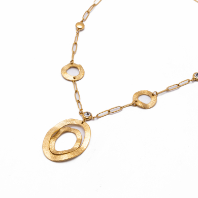 COLLAR ZO13356N DORADO Acero Inoxidable