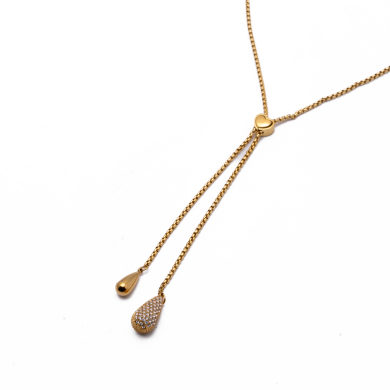 COLLAR ZO13886N DORADO Acero Inoxidable 2D48