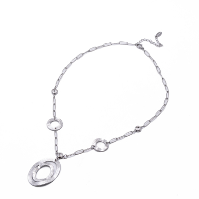 COLLAR ZO13356N PLATEADO Acero Inoxidable