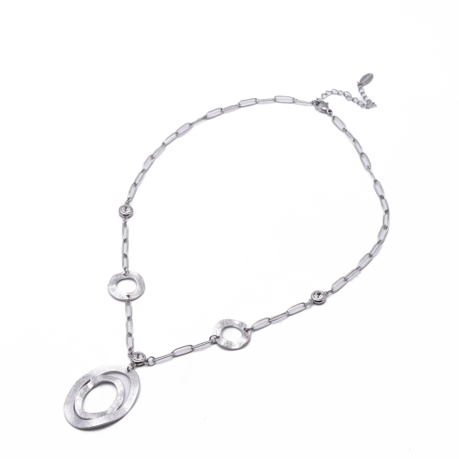 COLLAR ZO13356N PLATEADO Acero Inoxidable 2D59