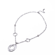 COLLAR ZO13356N PLATEADO Acero Inoxidable 2D59